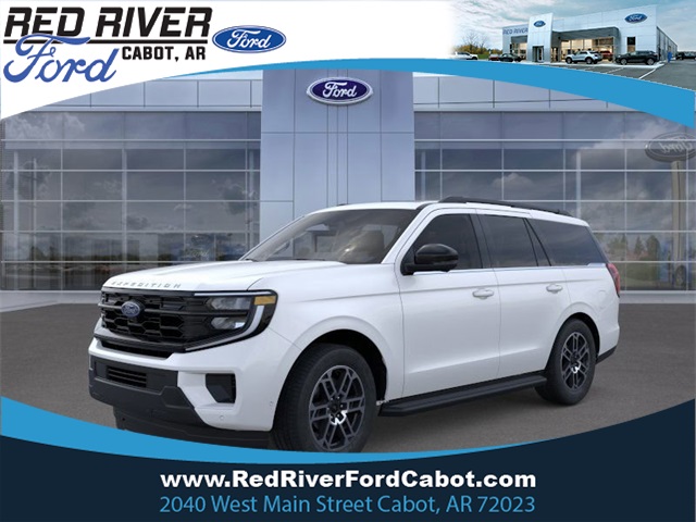 2025 Star White Metallic Tri-Coat Ford Expedition Active SUV