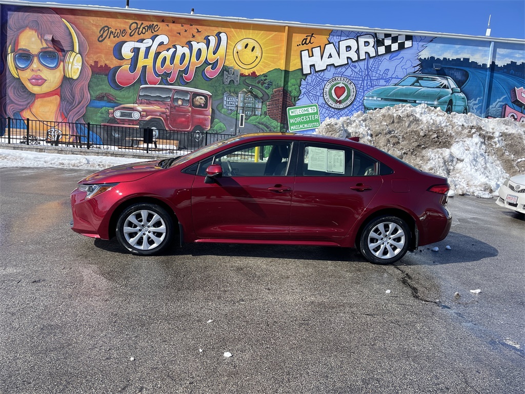 Used 2023 Toyota Corolla LE with VIN JTDB4MEEXPJ001492 for sale in Worcester, MA