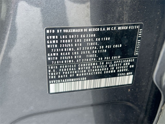 used 2024 Volkswagen Tiguan car, priced at $24,300