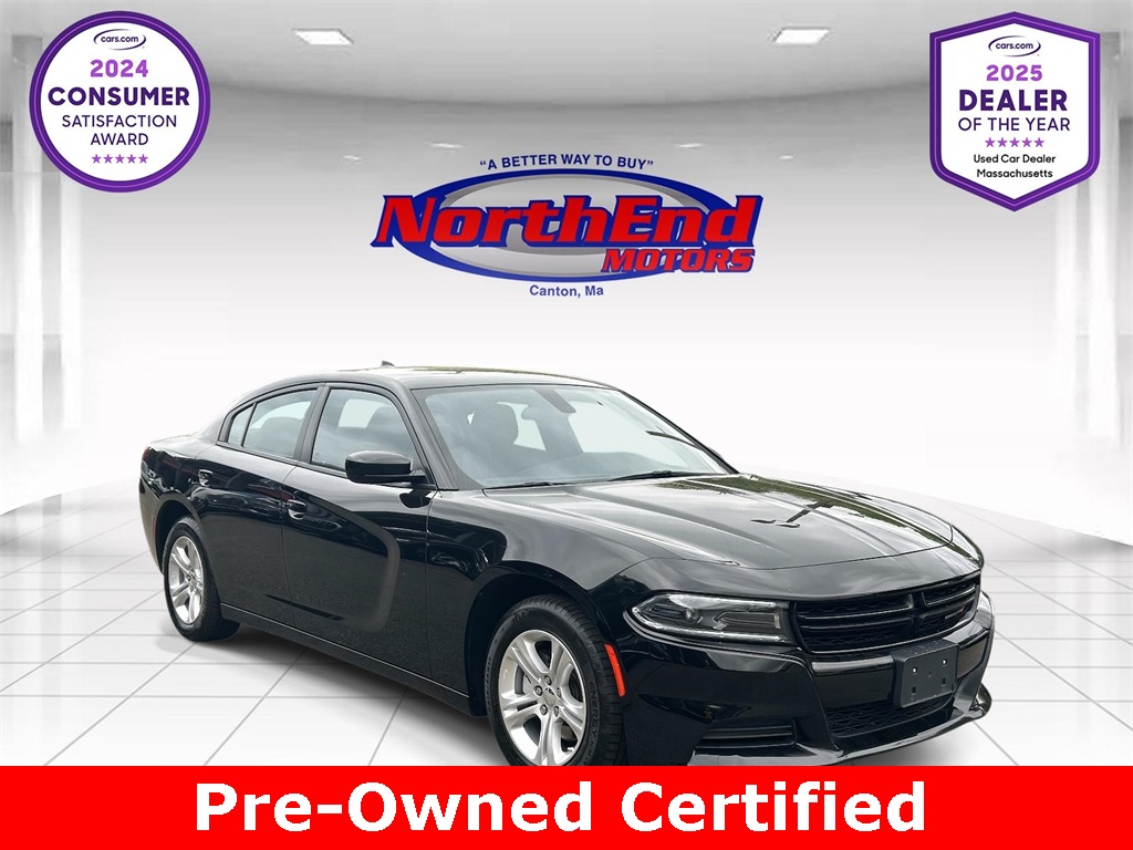 2023 Pitch Black Clearcoat Dodge Charger SXT RWD Sedan