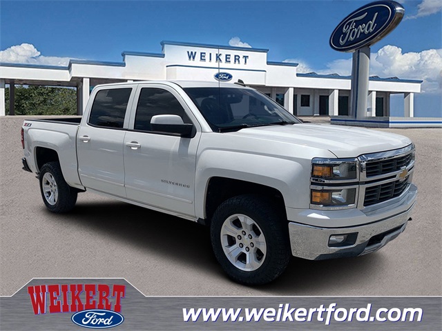 2015 White Diamond Tricoat Chevrolet Silverado 1500 LT 4X4 Truck