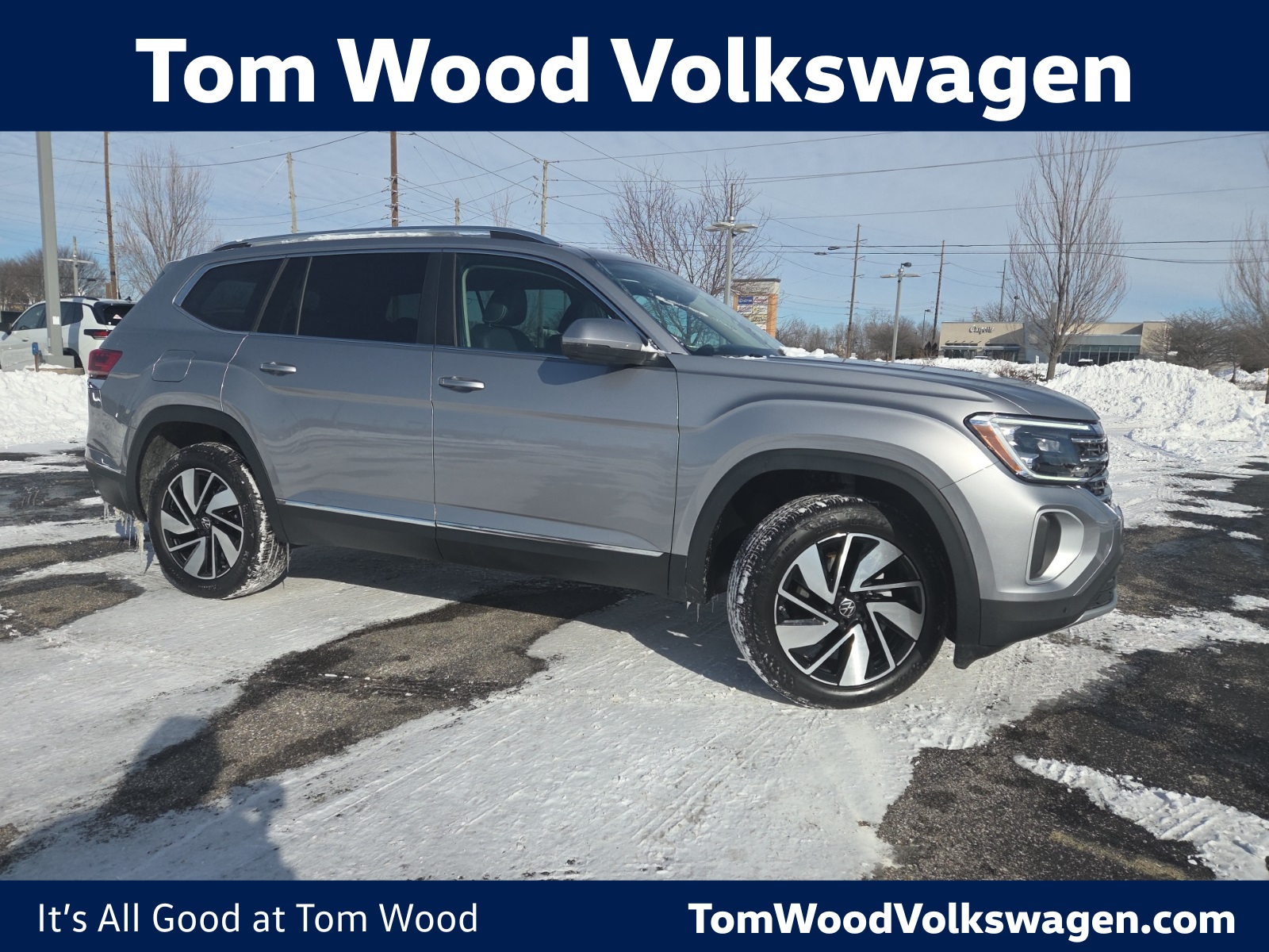 used 2025 Volkswagen Atlas car, priced at $42,700