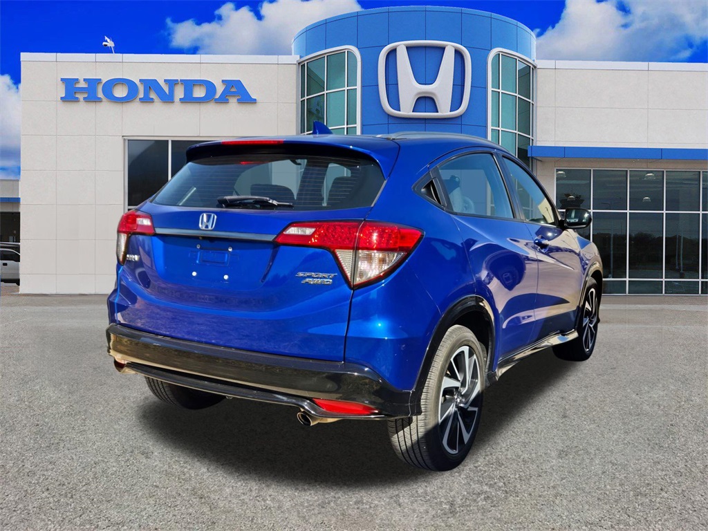 Used 2019 Honda HR-V Sport with VIN 3CZRU6H13KG730215 for sale in Weatherford, TX