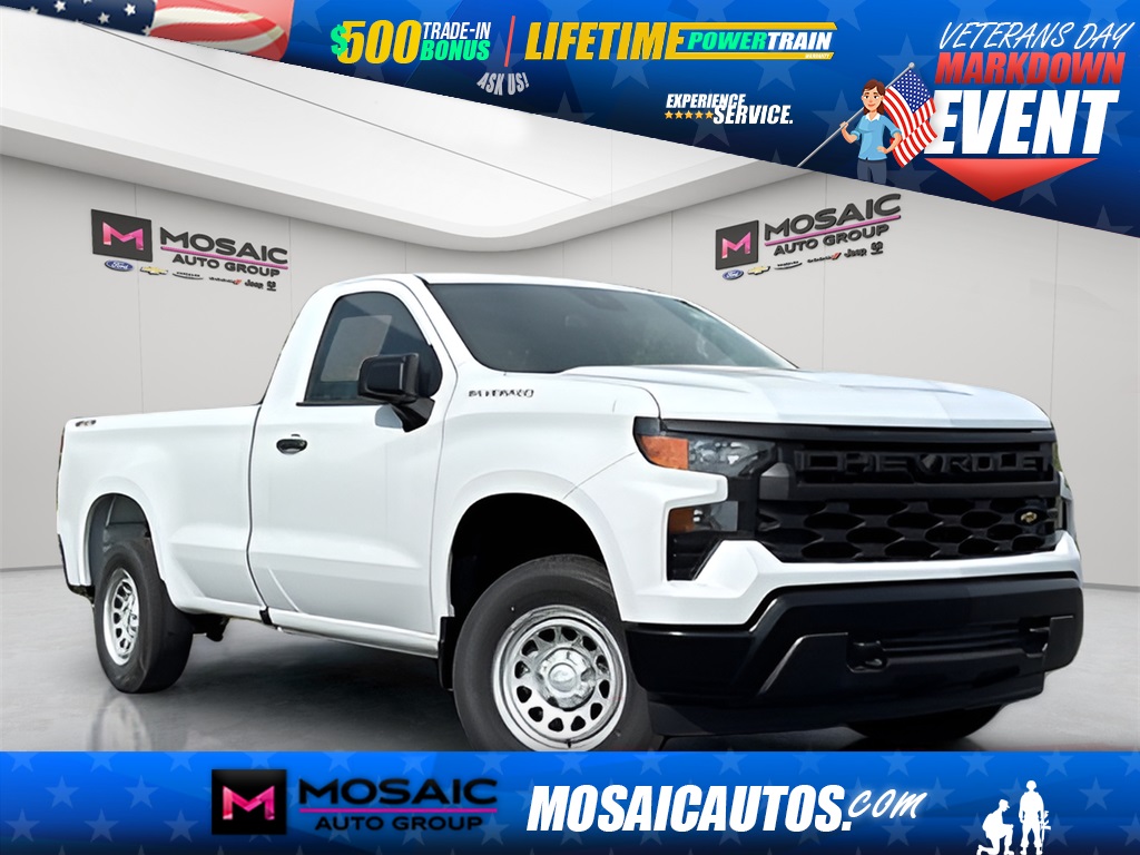 New 2025 Chevrolet Silverado 1500 WT Trucks