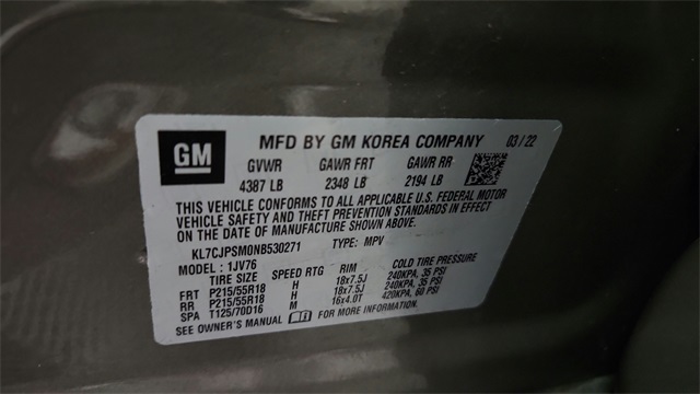 2022 Chevrolet Trax LT AWD 2022 Chevrolet Trax LT AWD