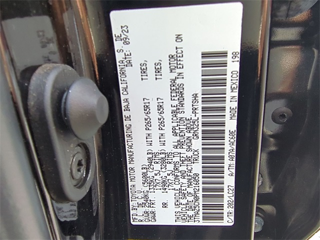 used 2023 Toyota Tacoma car, priced at $33,911