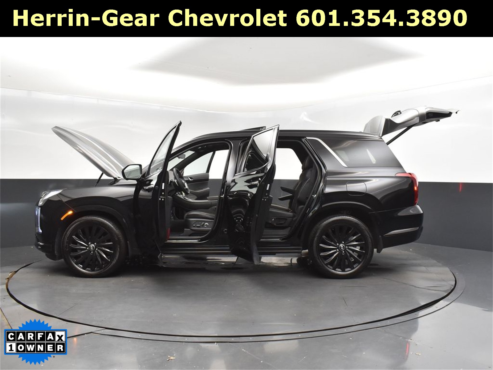 2025 Abyss Black Pearl Hyundai Palisade Calligraphy Night Edition AWD SUV