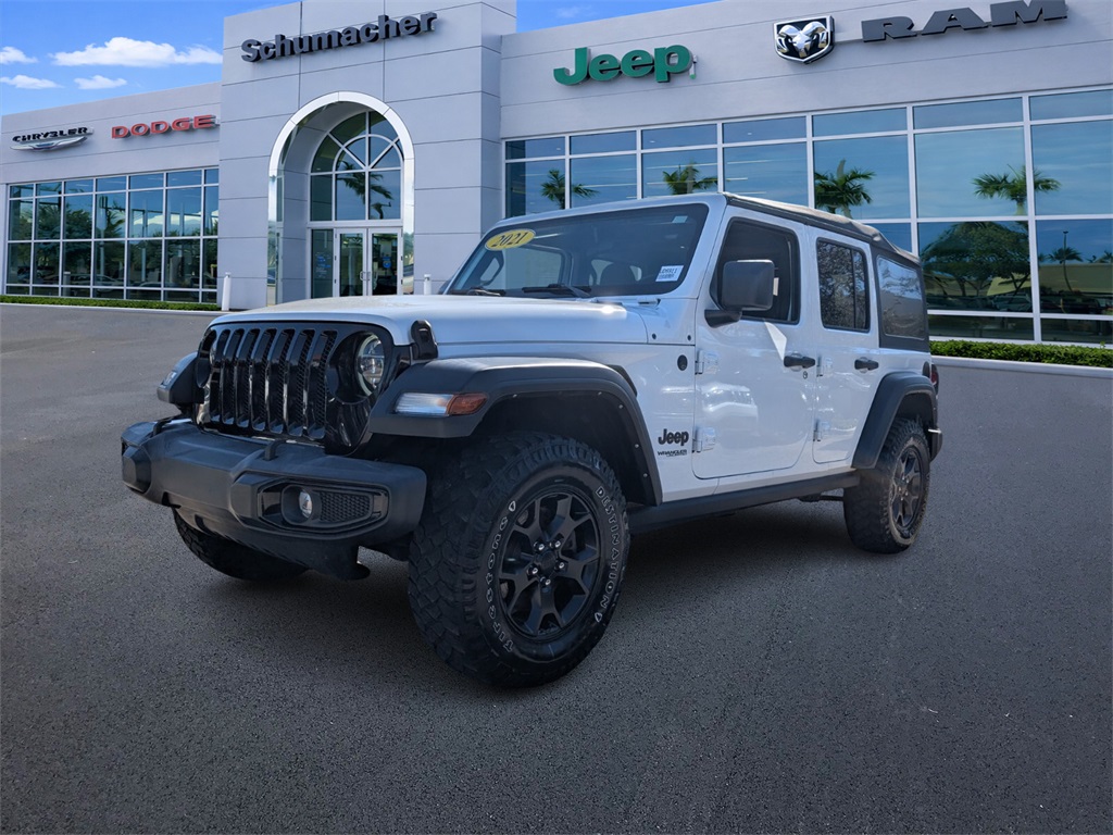 used 2021 Jeep Wrangler car, priced at $25,988