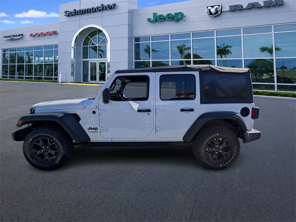 used 2021 Jeep Wrangler car, priced at $25,988