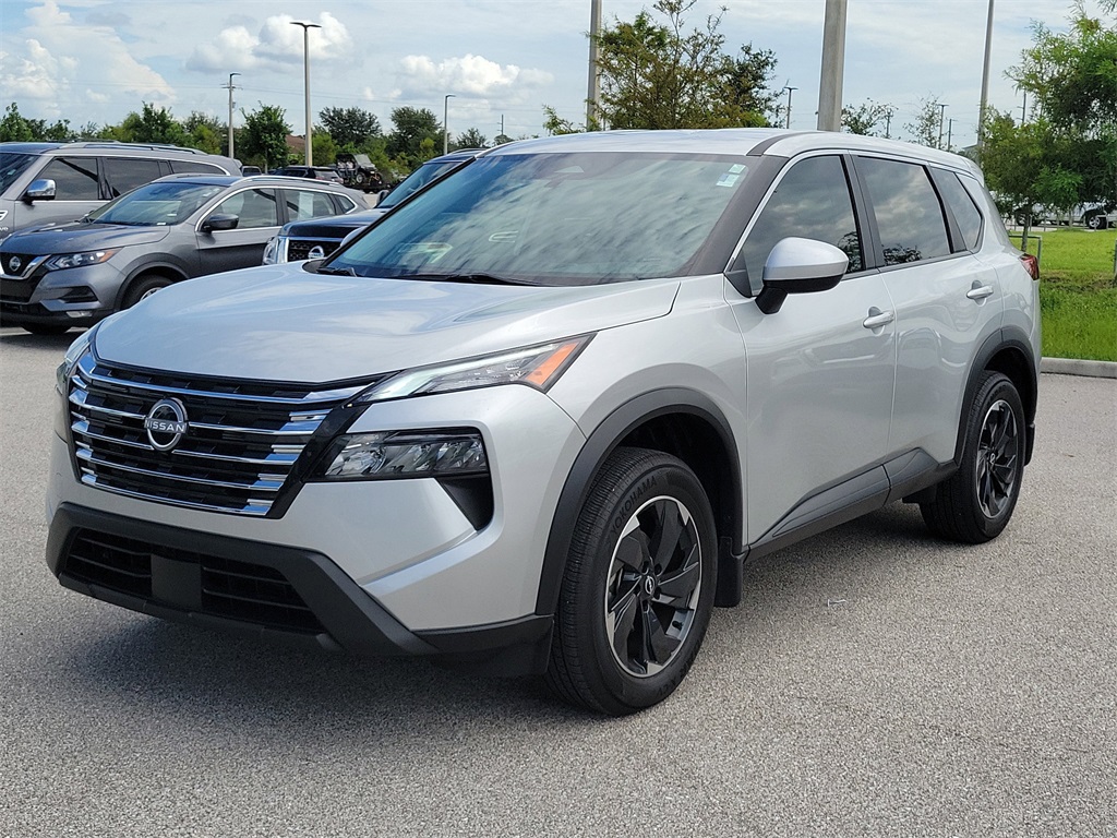 2024 Brilliant Silver Metallic Nissan Rogue SV FWD SUV