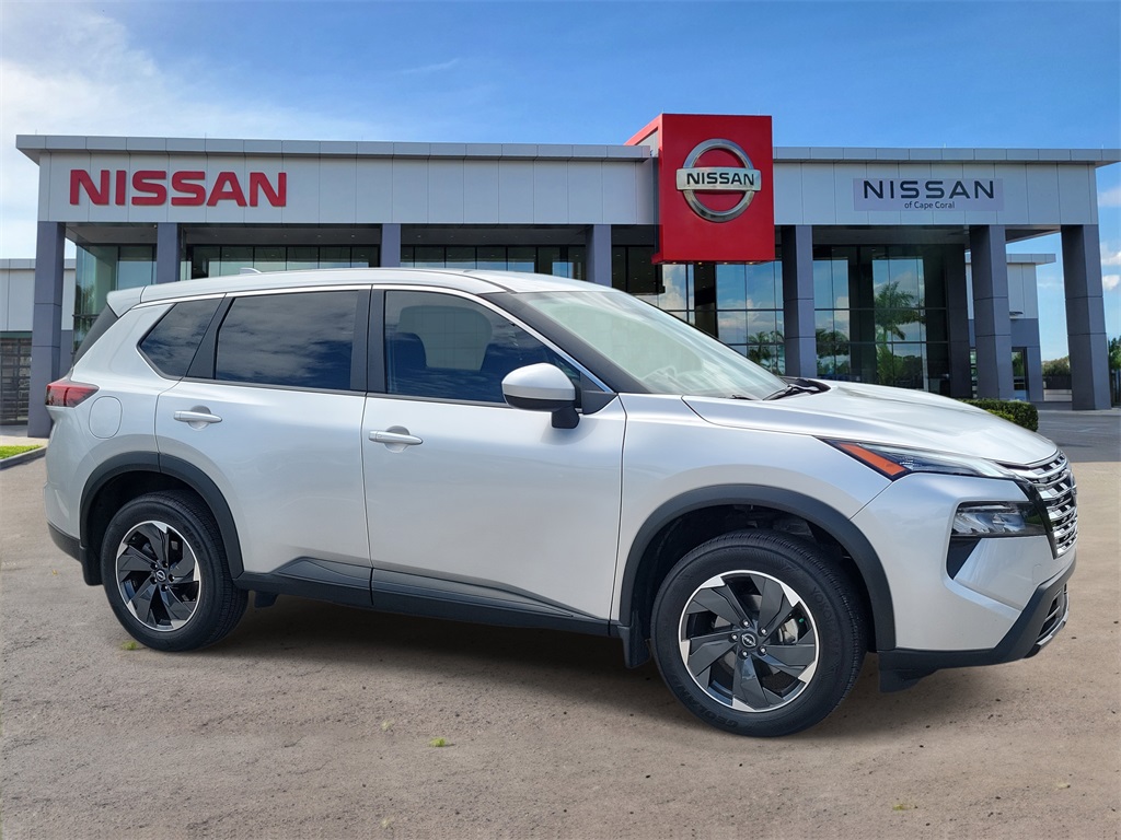 2024 Brilliant Silver Metallic Nissan Rogue SV FWD SUV