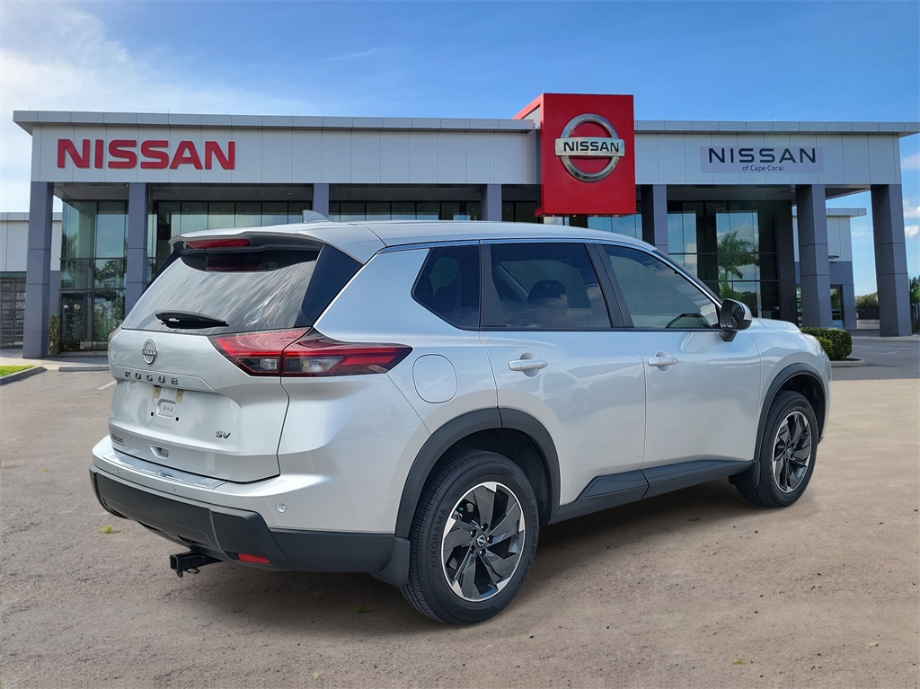 2024 Brilliant Silver Metallic Nissan Rogue SV FWD SUV