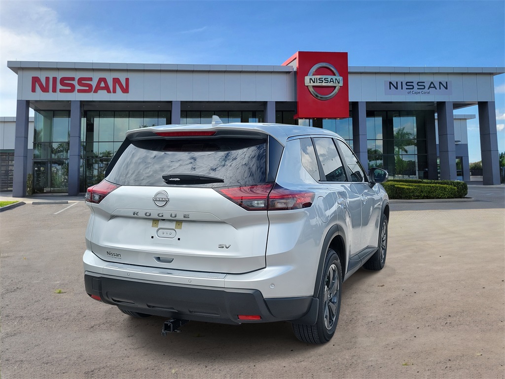 2024 Brilliant Silver Metallic Nissan Rogue SV FWD SUV