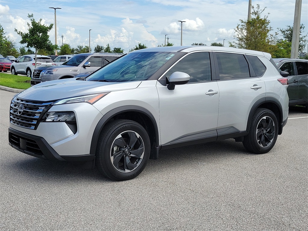 2024 Brilliant Silver Metallic Nissan Rogue SV FWD SUV