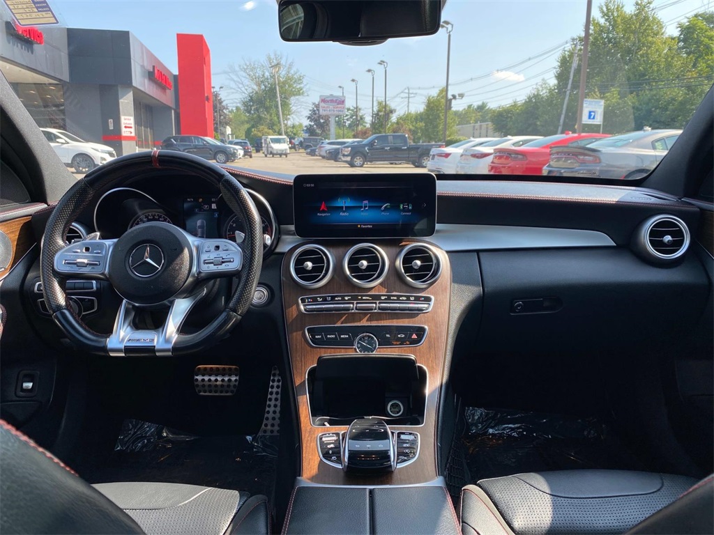 2020 designo Cardinal Red Metallic Mercedes-Benz C-Class C 43 AMG AWD Sedan