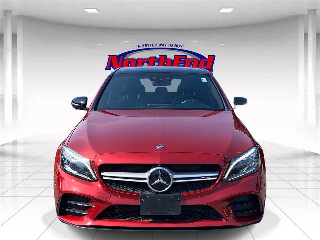 2020 designo Cardinal Red Metallic Mercedes-Benz C-Class C 43 AMG AWD Sedan
