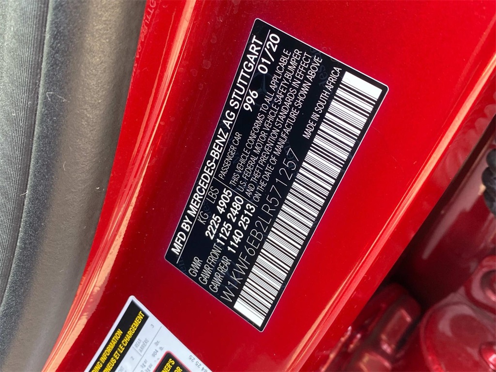 2020 designo Cardinal Red Metallic Mercedes-Benz C-Class C 43 AMG AWD Sedan