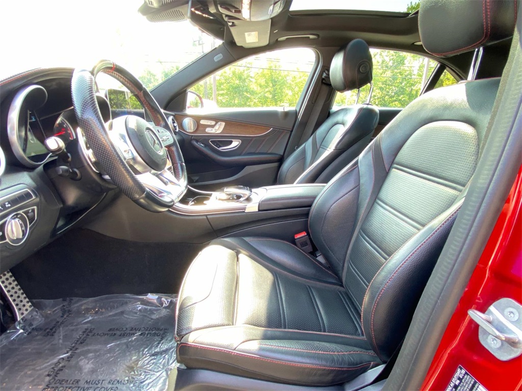 2020 designo Cardinal Red Metallic Mercedes-Benz C-Class C 43 AMG AWD Sedan