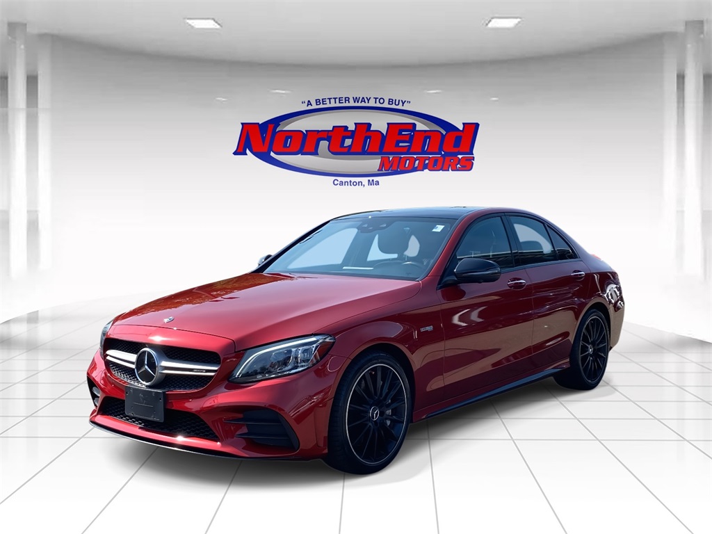 2020 designo Cardinal Red Metallic Mercedes-Benz C-Class C 43 AMG AWD Sedan