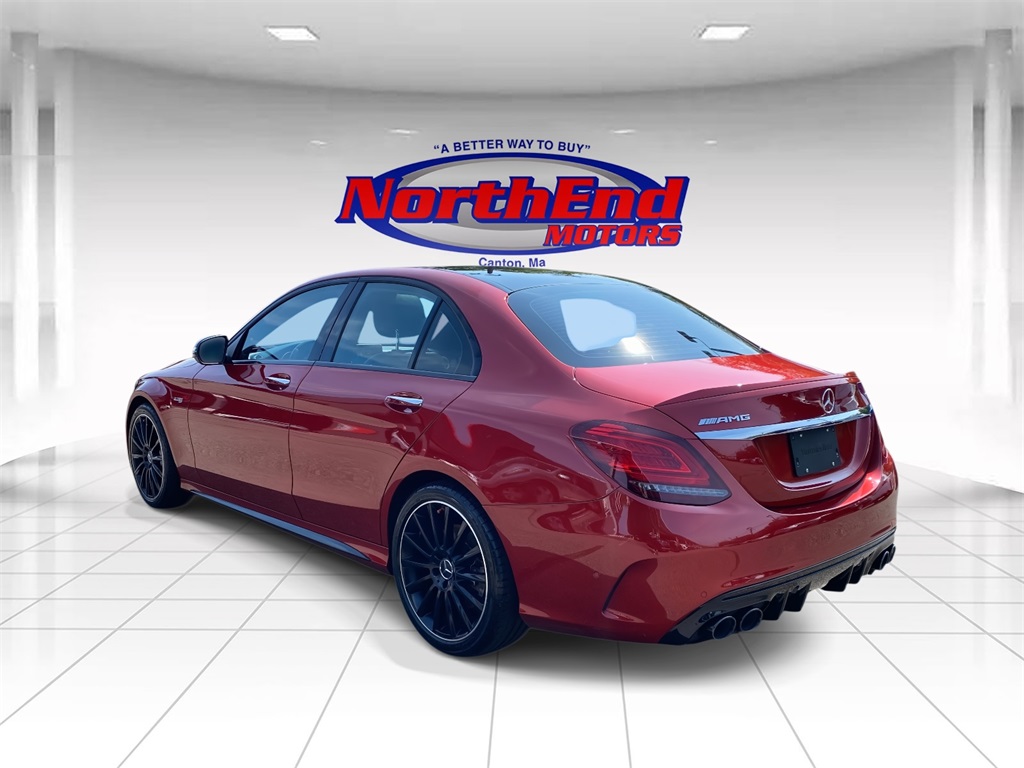 2020 designo Cardinal Red Metallic Mercedes-Benz C-Class C 43 AMG AWD Sedan