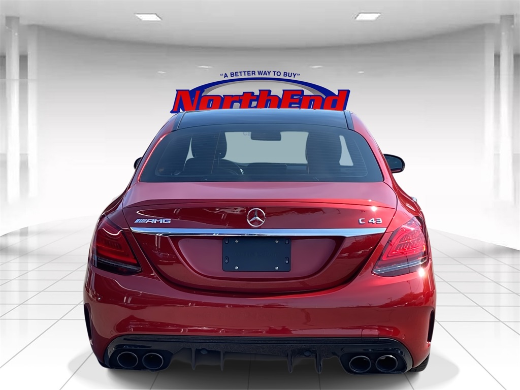 2020 designo Cardinal Red Metallic Mercedes-Benz C-Class C 43 AMG AWD Sedan
