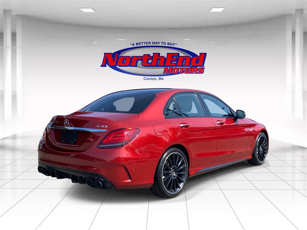 2020 designo Cardinal Red Metallic Mercedes-Benz C-Class C 43 AMG AWD Sedan