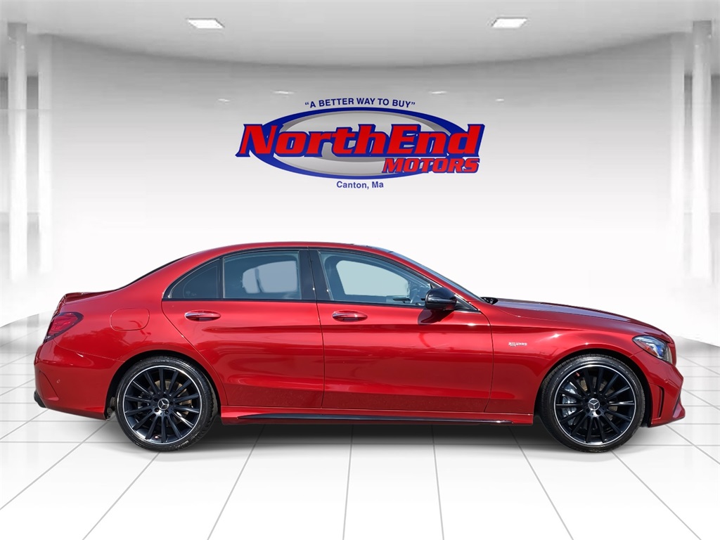 2020 designo Cardinal Red Metallic Mercedes-Benz C-Class C 43 AMG AWD Sedan