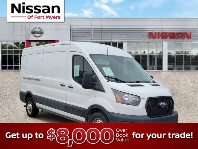 2022 Oxford White Ford Transit Cargo Van Base Van