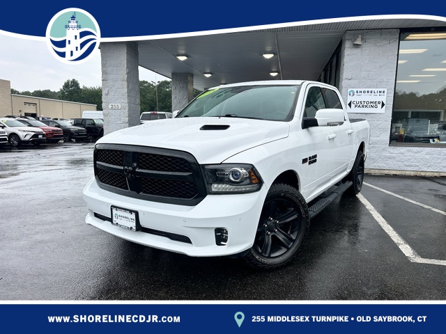 2018 Bright White Clearcoat Ram 1500 Night Truck