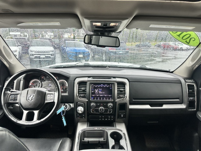 2018 Bright White Clearcoat Ram 1500 Night 4X4 Truck