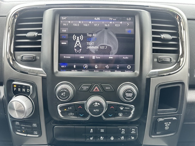 2018 Bright White Clearcoat Ram 1500 Night 4X4 Truck