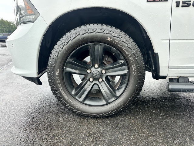 2018 Bright White Clearcoat Ram 1500 Night 4X4 Truck