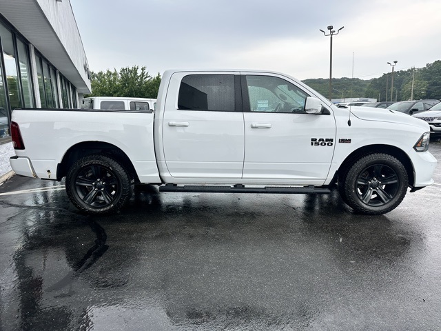 2018 Bright White Clearcoat Ram 1500 Night 4X4 Truck