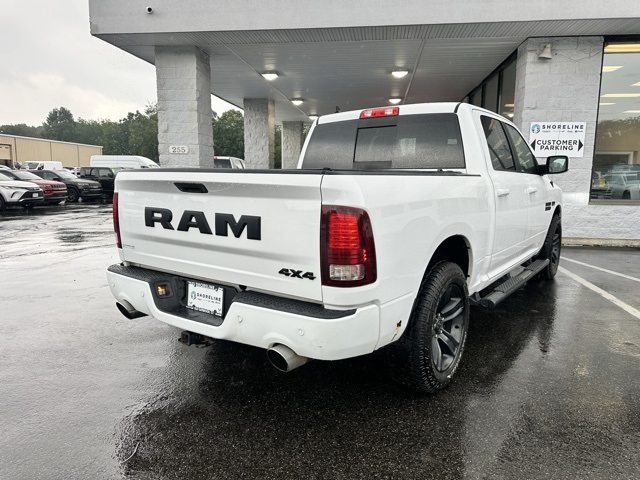 2018 Bright White Clearcoat Ram 1500 Night 4X4 Truck