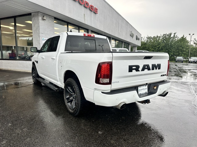 2018 Bright White Clearcoat Ram 1500 Night 4X4 Truck