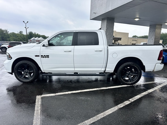 2018 Bright White Clearcoat Ram 1500 Night 4X4 Truck