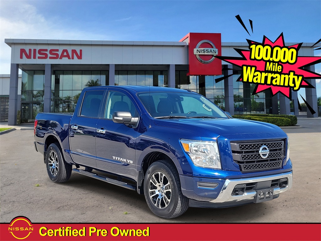 2020 Deep Blue Pearl Metallic Nissan Titan SV Truck