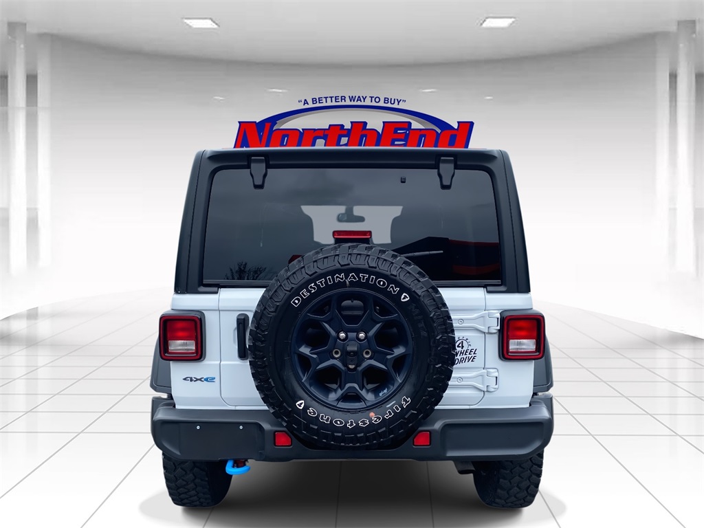 2023 Bright White Clearcoat Jeep Wrangler 4xe Willys 4xe 4X4 SUV