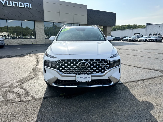 2023 Serenity White Pearl Hyundai Santa Fe Plug-In Hybrid Limited AWD SUV