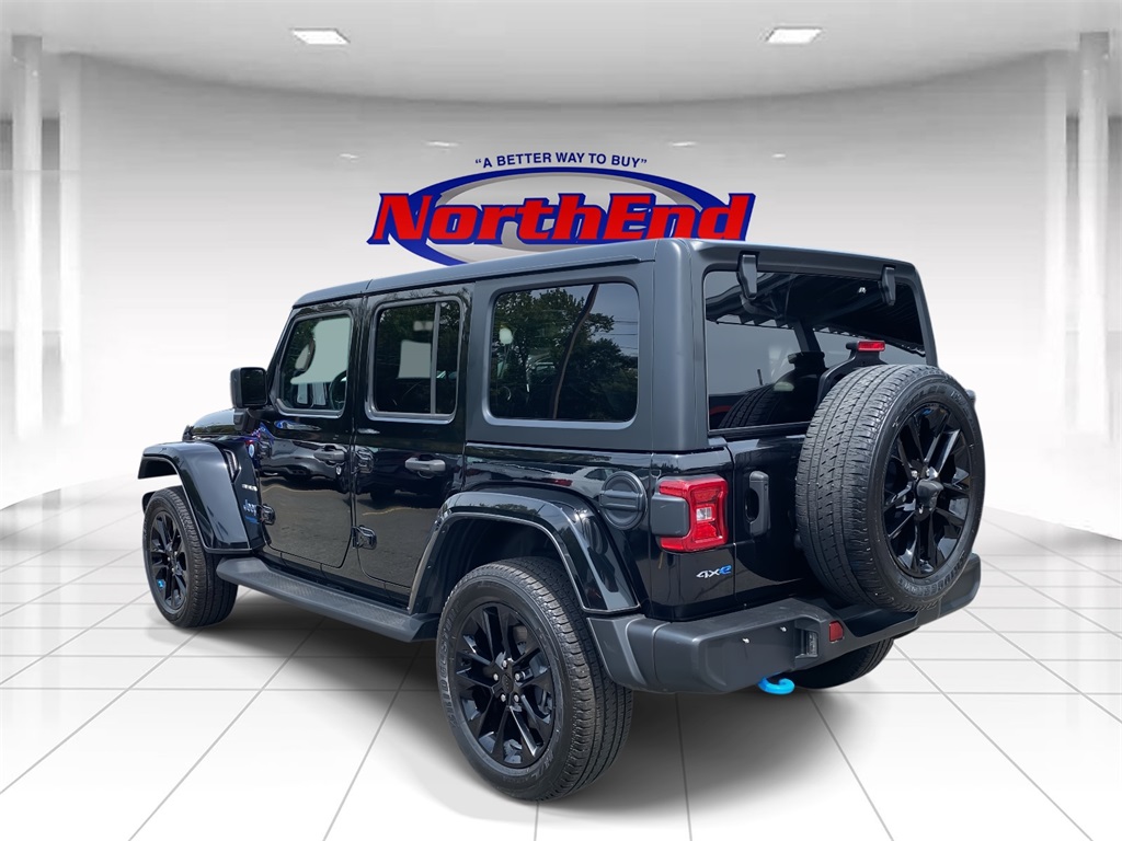 2022 Black Clearcoat Jeep Wrangler 4xe Unlimited Sahara 4xe 4X4 SUV