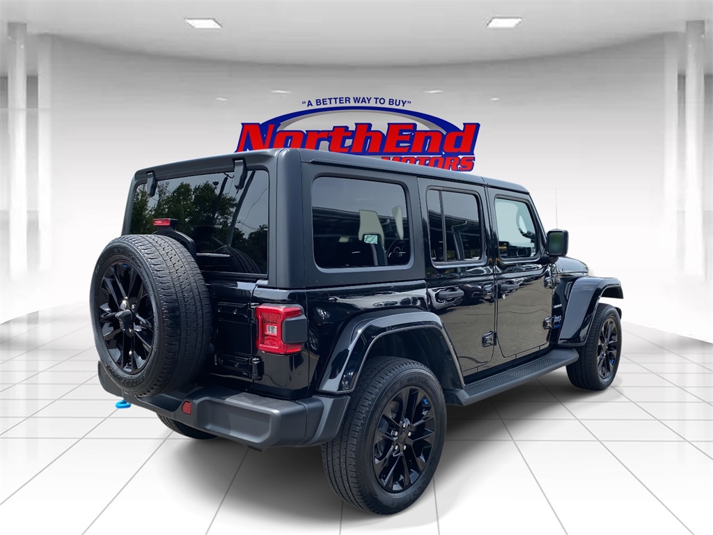 2022 Black Clearcoat Jeep Wrangler 4xe Unlimited Sahara 4xe 4X4 SUV