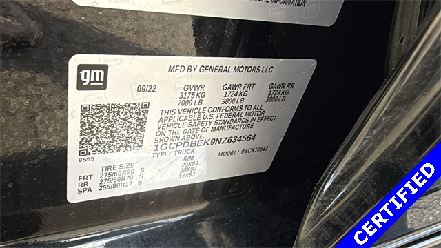 used 2022 Chevrolet Silverado 1500 car, priced at $31,662