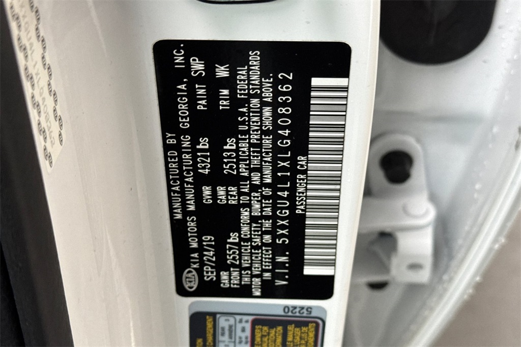 used 2020 Kia Optima car, priced at $17,962