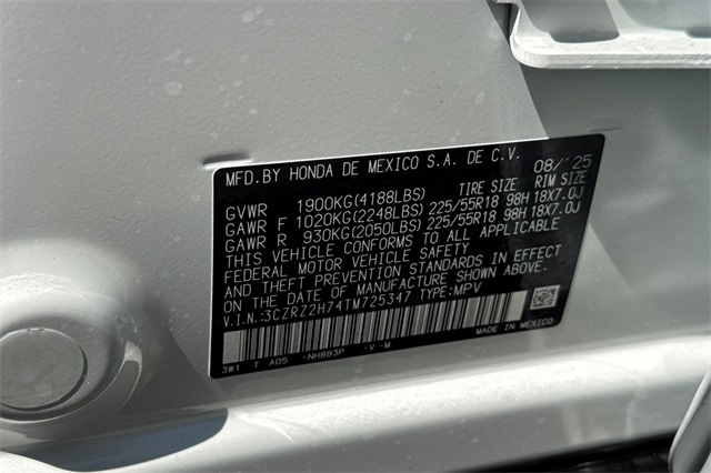 2026 Honda HR-V EX-L photo 32