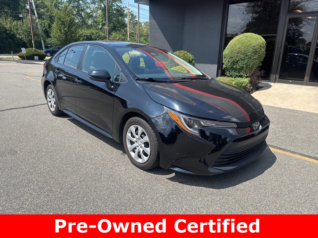 2023 Black Toyota Corolla LE FWD Sedan