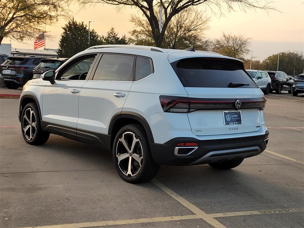 used 2025 Volkswagen Taos car, priced at $28,400