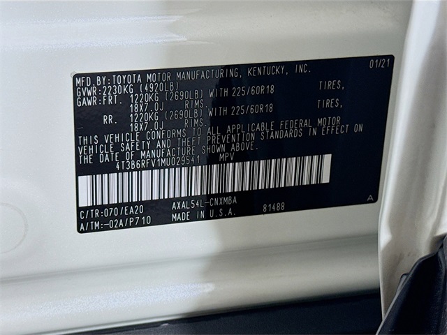 Used 2021 Toyota RAV4 Hybrid SUV