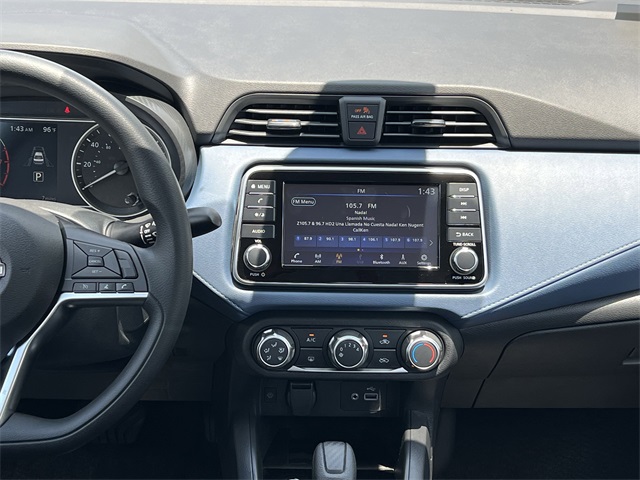2025 Aspen White Tricoat Nissan Versa 1.6 SV FWD Sedan