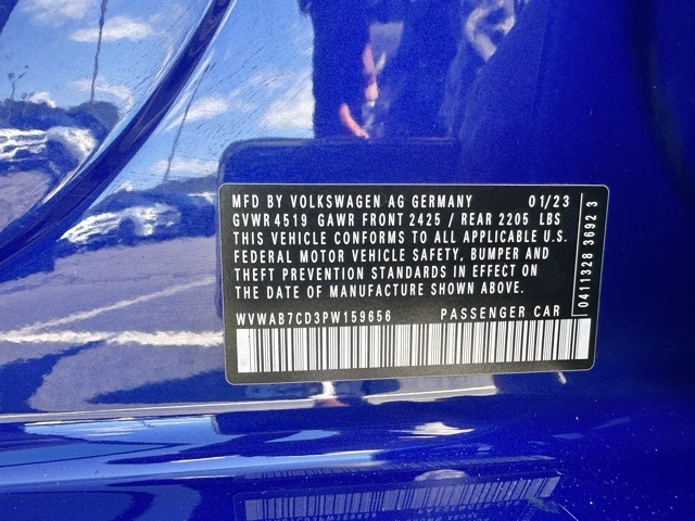2023 Blue Volkswagen Golf R 2.0T AWD Hatchback