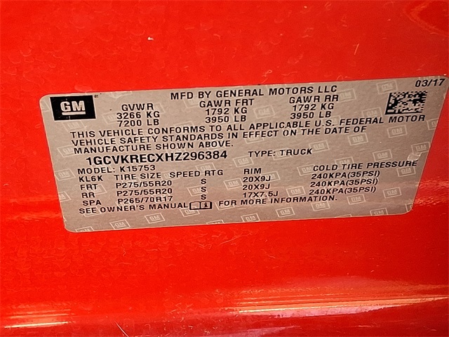 used 2017 Chevrolet Silverado 1500 car, priced at $22,950